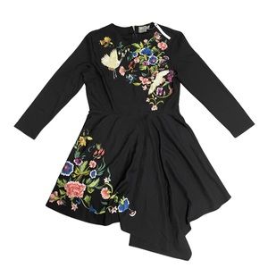 NWT Asos Embroidered Dress Sz 6 Petite